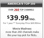 America's Top 250 - Over 250 Top Channels