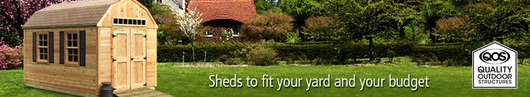Sheds to fit your yard and your budget
